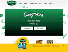 Tablet Screenshot of oreganos.ca